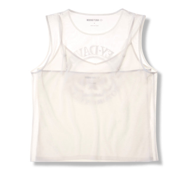 Haut en maille Willie G Skull Bling pour femmes - Cloud Dancer