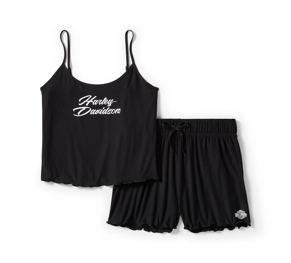 Ensemble pyjama Lettuce Trim - Harley Black