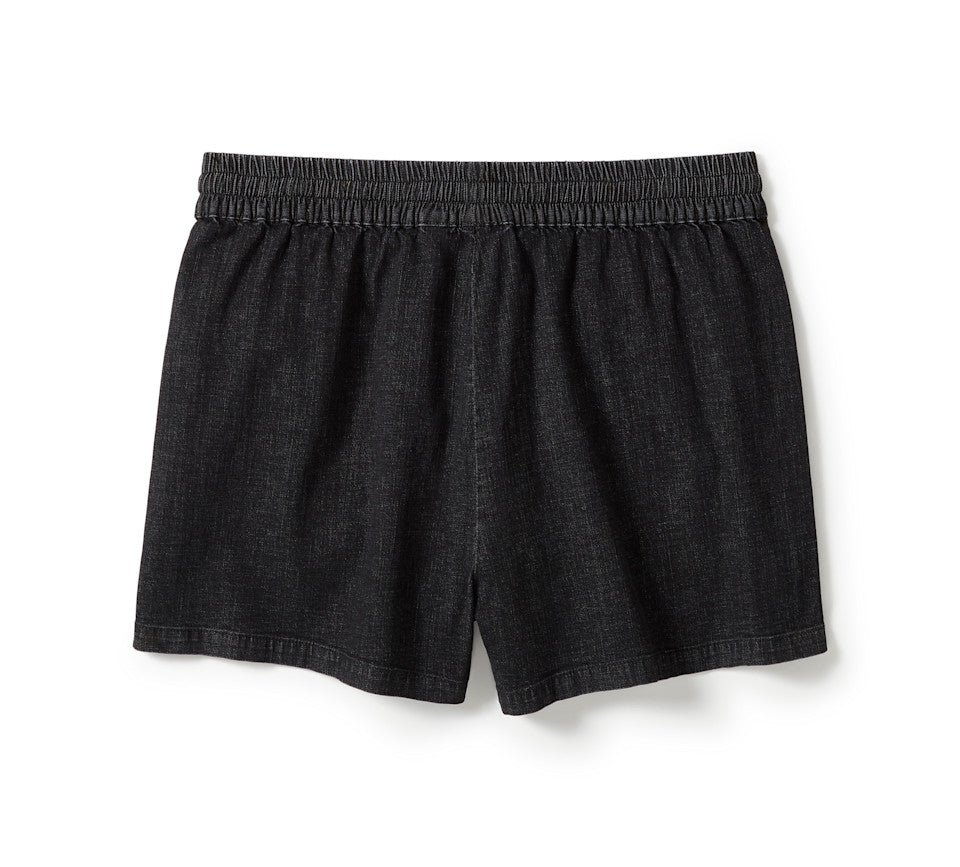 Short Essential en denim - Washed Black Denim