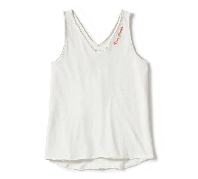 Débardeur Essential V Drapey - Cloud Dancer