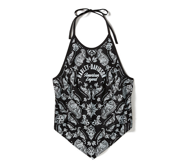 Dos nu classique Paisley Bandana - Harley Black & White