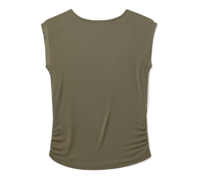 T-shirt Bling H-D® Born to Fly - Grape Leaf