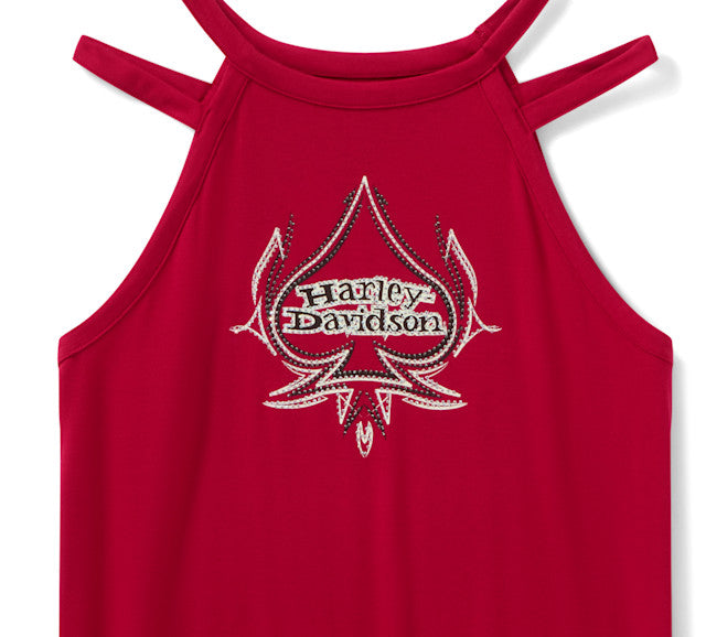 Débardeur Bling Spades à bretelles - Chili Pepper