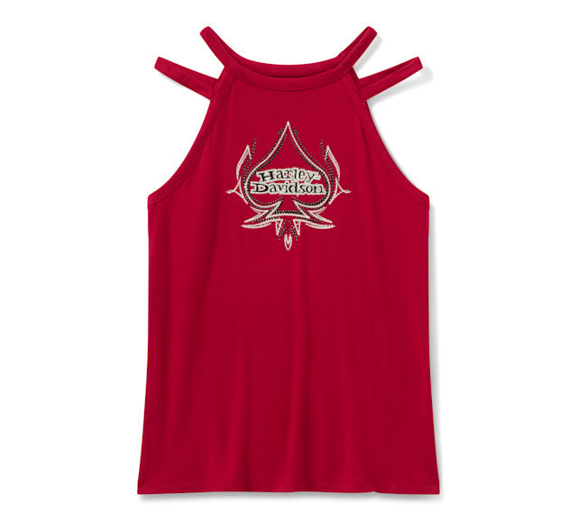 Débardeur Bling Spades à bretelles - Chili Pepper