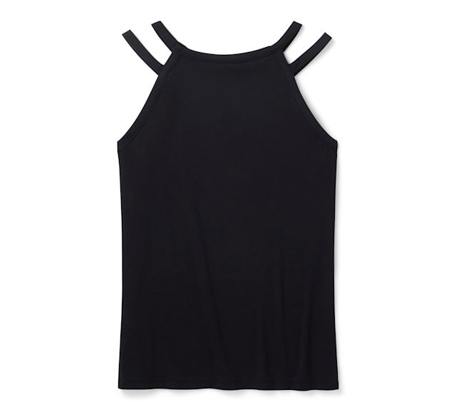 Débardeur Bling Spades à bretelles - Harley Black