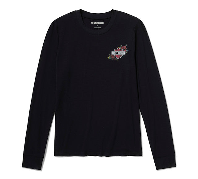 Haut Serpent Rose Bling - Harley Black