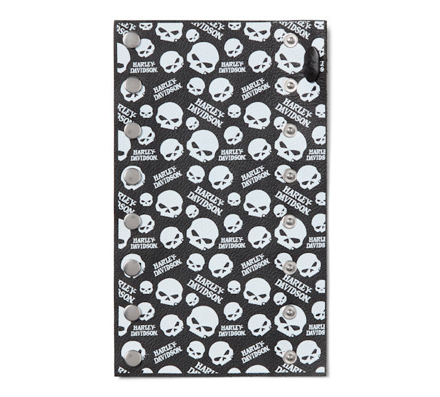 Bandeau de queue de cheval Willie G Skull pour femmes