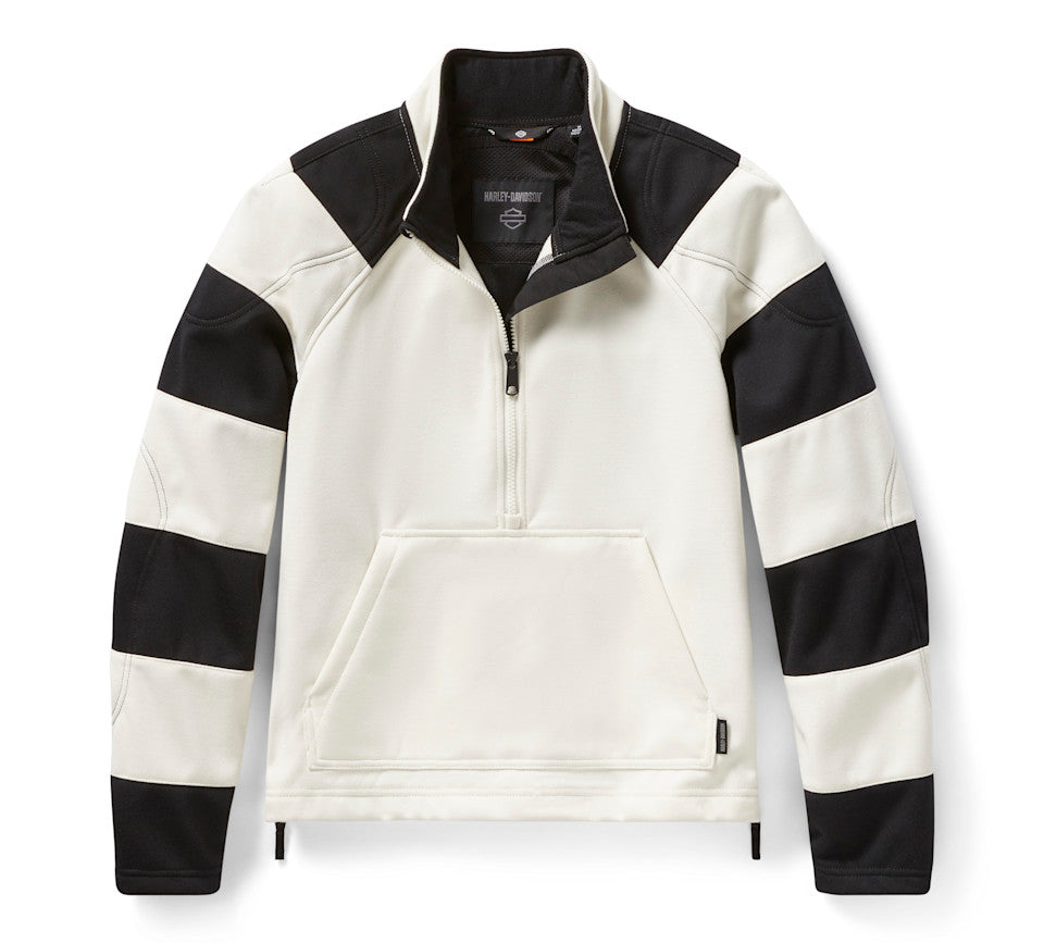 Polaire moto H-D Breakout Deflector Half Zip Riding pour femme