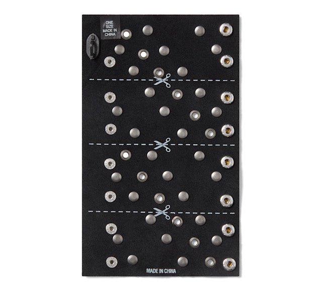 Support de queue de cheval en cuir clouté avec épingle à cheveux