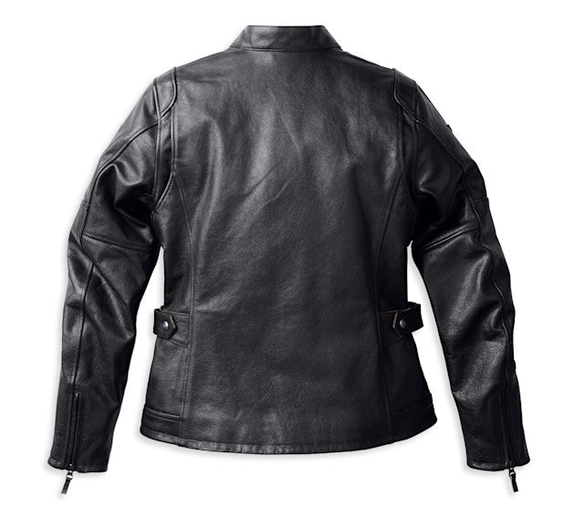 Blouson de moto en cuir Enduro pour femmes