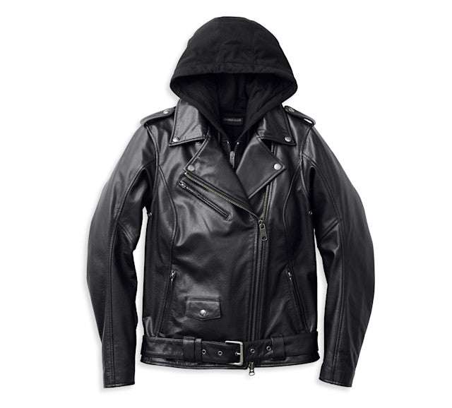 Blouson en cuir Potomac 3-en-1 pour femmes