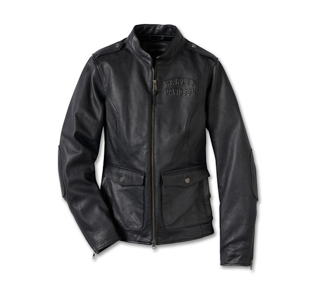 Blouson en cuir Captains H-D Flex Layering System pour femmes