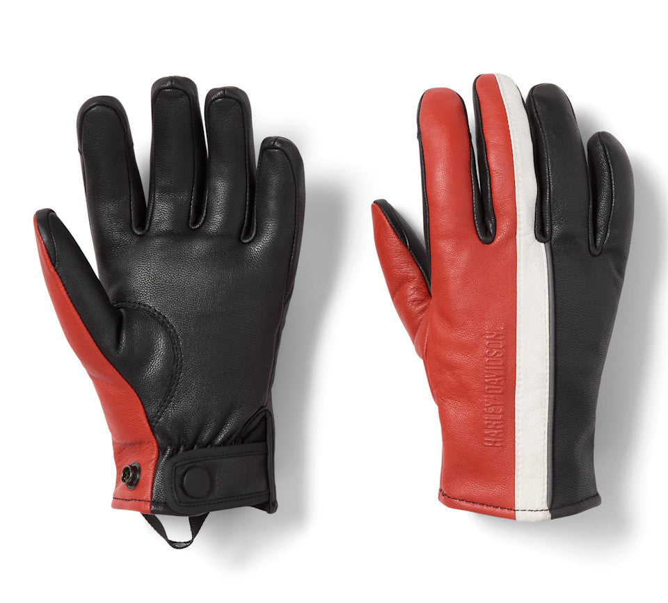 Gants de moto H-D Trenton en cuir pour femmes