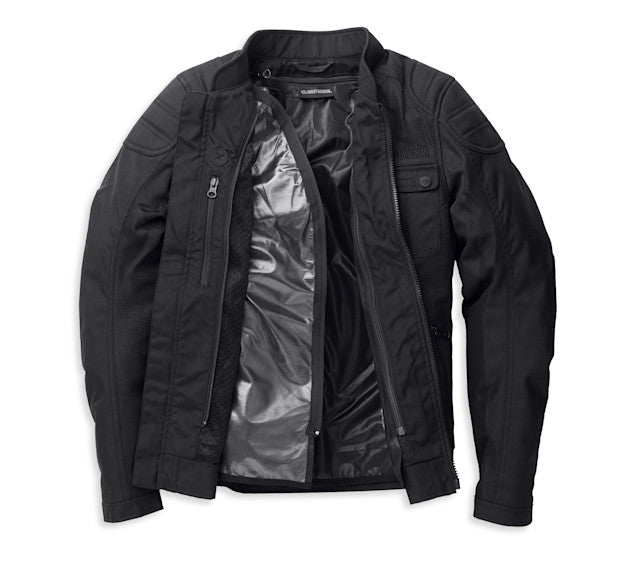 Blouson en maille Zephyr avec doublure zippée pour femmes - Black